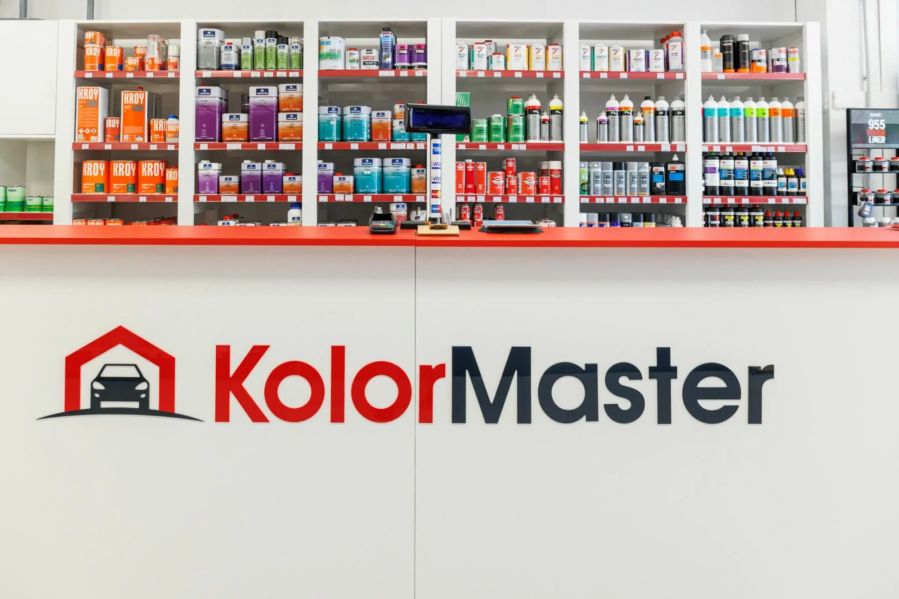 KolorMaster automobiliu dažymo priemoniu parduotuvė